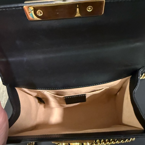 *SOLD*
Limited edition GUCCI Supreme Monogram Calfskin Black/Gold Padlock - Picture 13 of 16